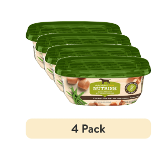 (4 pack) Rachael Ray Nutrish Chicken Paw Pie Wet Dog Food, 8 oz. Tub