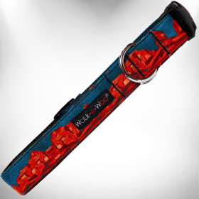Nature-Lover Collars (Color: Rockin' Red Rocks, size: XS 5/8" width fits 8-12" neck)
