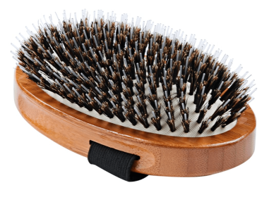 Bass Brushes- Shine & Condition Pet Brush (Color: Striped Bamboo)