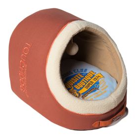 Touchdog Indoor Active-Play Exquisite Panoramic Designer Vintage Emblem Dog Bed (sku: PB33RDLG)