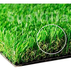 Artificial Grass Rug Indoor Outdoor, Realistic Thick Synthetic Fake Grass Mat for Dogs, (13 FT X 25 FT (325 Square FT)) (Grass Length: 6 FT X 12 FT)