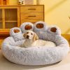 Dog Bed Cat Pet Sofa Cute Bear Paw Shape Comfortable Cozy Pet Sleeping Beds For Small, Medium, And Large Dogs And Cats
