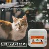 Lime Sulfur Pet Skin Cream - Pet Care and Veterinary Treatment for Itchy and Dry Skin - Safe Solution for Dog;  Cat;  Puppy;  Kitten;  Horse���