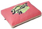 Touchdog Original Sporty Vintage Throwback Reversible Plush Rectangular Dog Bed