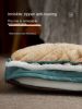 Warm Dog bed Sleeping Pad Cat bed Kennel with Pillow Anti-Tear Bite Mattress Pet Floor Mat pet bed